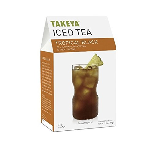Takeya Loose Leaf Iced Tea, Tropical Black, 6 Count