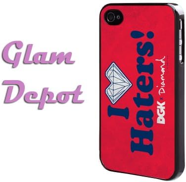 I Love Haters DGK Diamond Supply Co. Red Grunge iPhone 5 5s Case by GD
