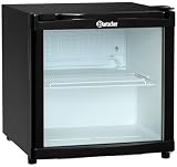 Bartscher Mini-Kühlschrank Getränkekühlschrank schwarz 50L