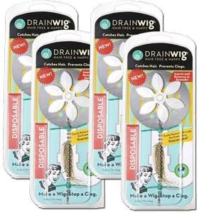 DrainWig Hair Catcher (Set of 4 Shower)