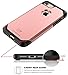 iPhone 8 case, E LV iPhone 7 Case Shock-Absorption / High Impact Resistant Rugged Hybrid Armor Protection Defender Case Cover for Apple iPhone 8 / iPhone 7 [ROSE GOLD/BLACK]