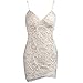 Missord Women's Bra Sleeveless Strappy Mini Dress with Lace for prom