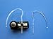 2 Clear Long Earhooks Earloops Compatible with Blueant T1, V1, V1x, Z9, Z9i Headset Wireless Devices