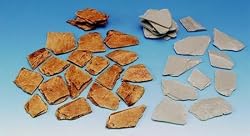Crazy Paving in Unpainted - Dollhouse Miniature