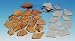 Crazy Paving in Unpainted - Dollhouse Miniature