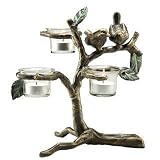 Lovebirds Triple Votive Holder