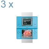Durable Clear Reusable Upper and Bottom LCD Screen Protector - 3 Packs for Nintendo NDSI DSI