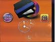 Lax-Max CD/DVD Wallet 216 Disc Capacity Notebook