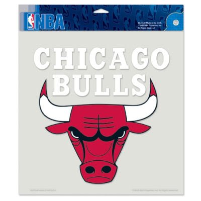 Chicago Bulls 8x8 COLOR Die Cut Window Cling