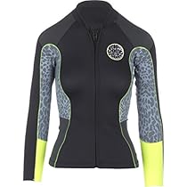 Rip Curl Women's Dawn Patrol Long Sleeve Jacket, Lemon Yellow, Size 4
