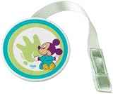 Tigex - 327350 - 1 er Age  - Attache Sucette Ruban Disney Babies - Mickey - Vert