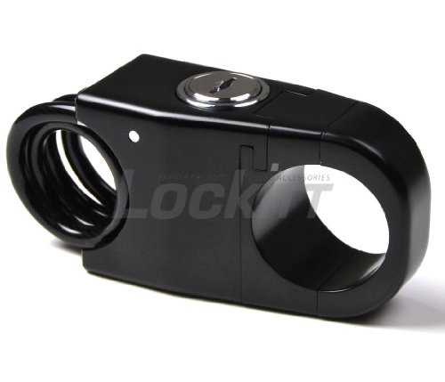Yamaha OEM Motorcycle Helmet Locks by HelmetSecure -Matte Black. OEM DBY-ACC58-41-21 On Sale