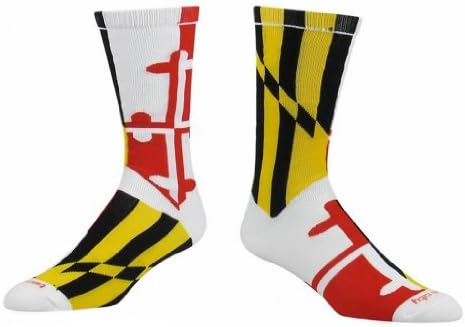 TCK Maryland Flag Crew Socks