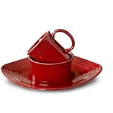 Fiesta 3-Piece Square Place Setting, Scarlet