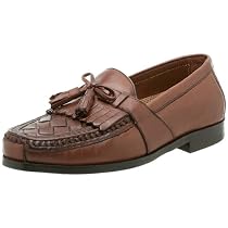 Johnston & Murphy Men's Halsey Kiltie Tassel Slip-on,Mahogany,12 W