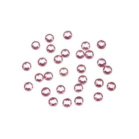  Light Pink Stick On Jewels 5mm (200 pc)