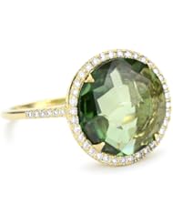 Suzanne Kalan "The Classics" Round Green Envy Topaz Ring