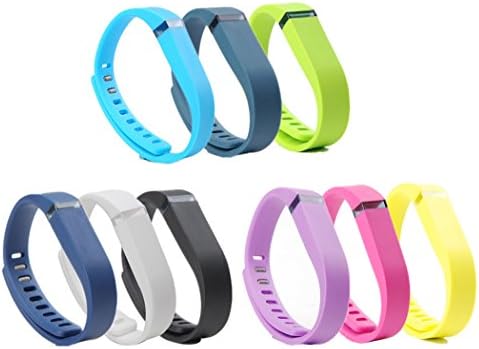ECBuddy Large Replacement Wristband for Fitbit Flex Wireless Activity Bracelet Sport Arm Band with Clasp