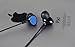 ErgoFit Earbuds in Ear Headphones with Mic Earphones, Ultra Clear Treble, Moving-Coil, Multipurpose Remote, Hands-Free Speakerphone, Volume Control, Siri, for Android, iOS, E128, Black