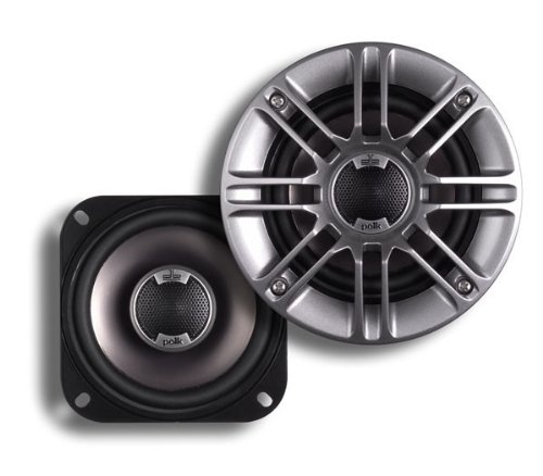 Polk Audio DB401 4-Inch Pair Coaxial Speakers - Silver