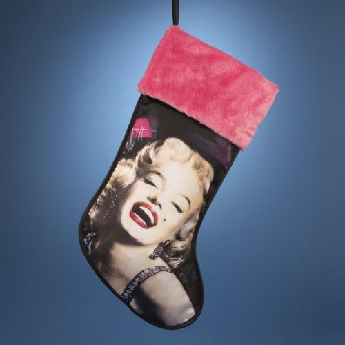 Kurt Adler Museum Masters Marilyn Monroe Printed Stocking, 19-Inch