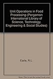 Unit operations in food processing