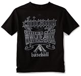 MLB Boys' Chicago White Sox Fueled By Pride Short Sleeve Basic Tee (Black, Small)