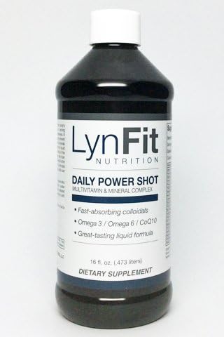 Daily Power Shot Liquid Multivitamin with Colloidal Minerals and CoQ10 16.5oz