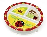 Sugar Booger Divided Suction Plate LadyBug