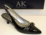 Anne Klein Women's Jeslyn Slingback Black Patent Leather