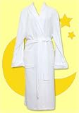 Review   / Frankie & Johnny Solid White Velour Robe