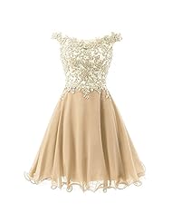 Short Lace Chiffon Homecoming Dress/Prom Dress/Party Dress 