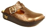 Alegria Clogs in Classic Bronze Metallic Leather ALG-201