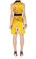 Yellow Floral Print Dress