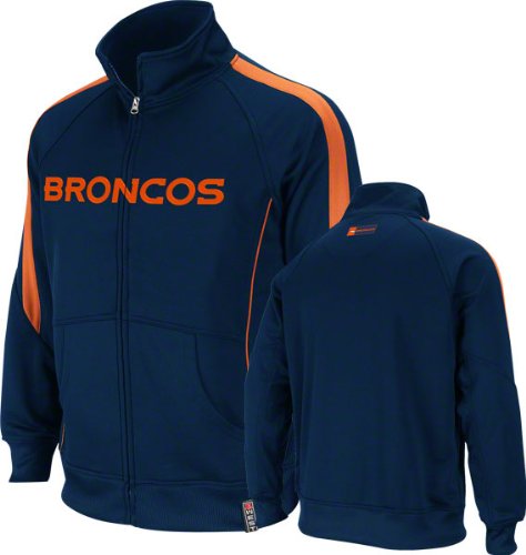 Denver Broncos Navy Tailgate Time Track Jacket
