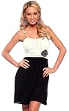 Designer Flowy Evening Prom Cocktail Party Color Block Summer Dress, Small, White & Black Flower 41my%2B4tRq3L. SL160 Designer Flowy Evening Prom Cocktail Party Color Block Summer Dress, Small, White & Black Flower