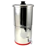 ProPur BIG Stainless Steel Water Purification - Includes 2 ProBlack-D Domed Hi-Performance Filter Elements + 2 ProBlack+ Advanced Fluoride Filters