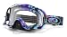 Oakley Crowbar MX Purple/Blue One Icon Goggles with Clear Lens