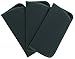 3 Pack Faux Leather Eyeglass Slip Cases In Navy Gray Black Burgundy Hunter Green