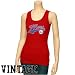 Philadelphia 76Ers Tee Shirts : Philadelphia 76Ers Ladies Red Distressed Logo Tank Top