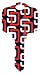 San Diego Padres Schlage SC1 House Key