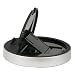 Super Mini Movie Stand For Apple iPad - Round Black and Silver Design