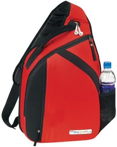 19" Cross Laptop Mono Strap Backpack (Red)