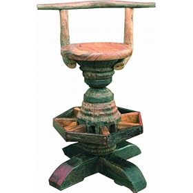 Bovine Teak Wood Bar Stool by Groovy Stuff Furniture