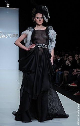 ELEONOR FASHION HOUSE Women's Luxury Evening Gown S Black