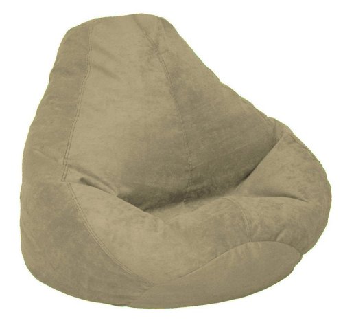 Soft Velvet Luxe Bean Bag  Adult, Tarragon
