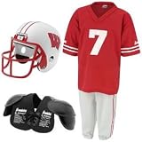 Franklin Wisconsin Badgers Youth Helmet and Football Uniform Set (Medium)