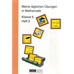 Meine t�glichen �bungen in Mathematik, Klasse 6