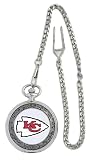NFL Men's Kansas City Chiefs Hall Of Famer Pocket Watch with Chain #CH0082