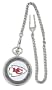 NFL Men's CH0082 Kansas City Chiefs "Hall Of Famer" Pocket Watch with Chain